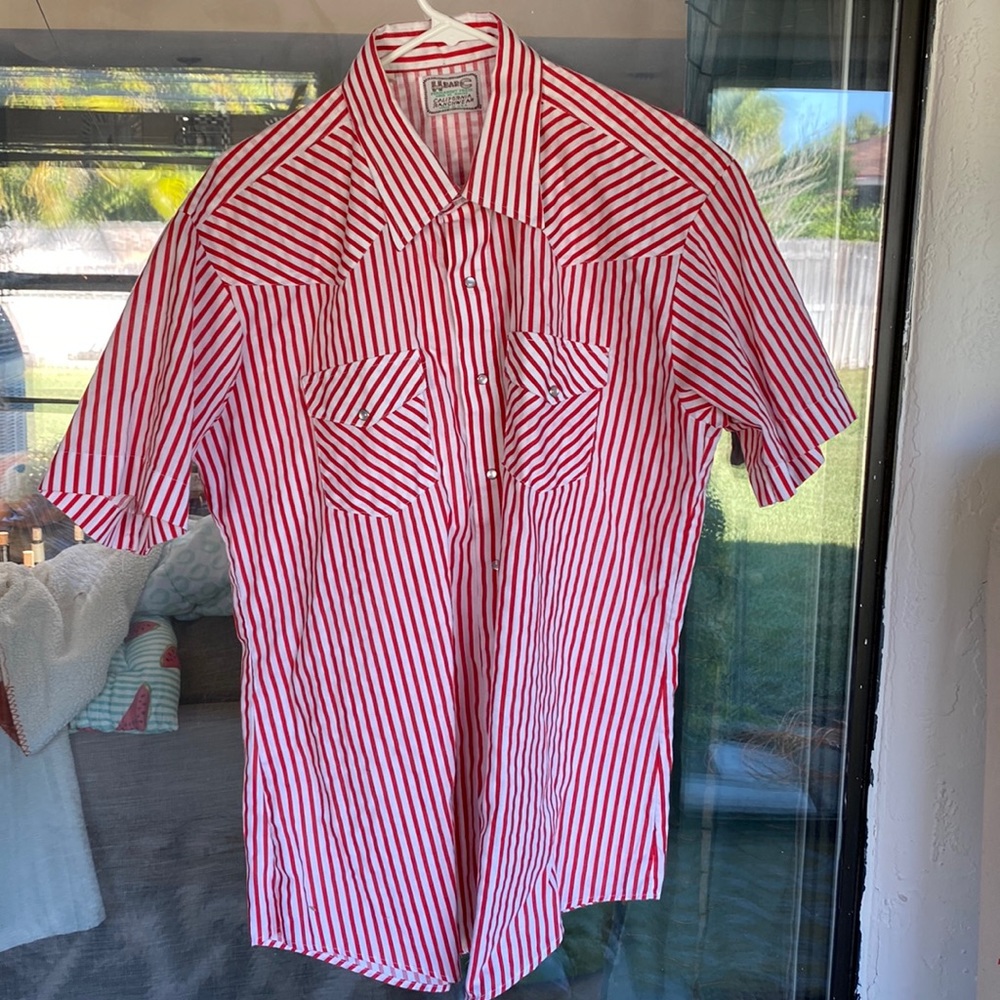 Mens size large western button up